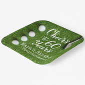 ゴルファーのためのゴルフ60番目の誕生日 ペーパープレート (傾斜あり)