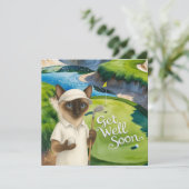 ゴルファーのためのゴルフGet Well Soonカード カード (スタンド正面)