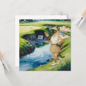 ゴルファーのためのゴルフGet Well Soonカード カード (正面/裏面インサイチュ)