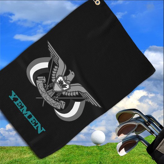 ゴルファーのイエメンとイエメンの武器のコート/旗 ゴルフタオル