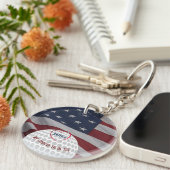 ゴルファーのギフトイニシャル キーホルダー (正面右)