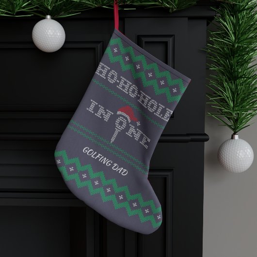 ゴルファーのクリスマスストッキングホールIn One スモールクリスマスストッキング