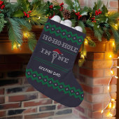 ゴルファーのクリスマスストッキングホールIn One スモールクリスマスストッキング