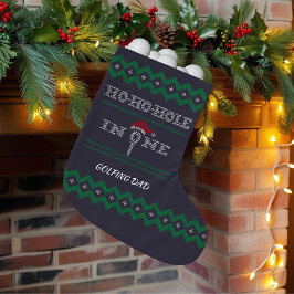 ゴルファーのクリスマスストッキングホールIn One スモールクリスマスストッキング