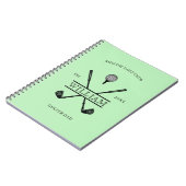 ゴルファーのクロスクラブ進捗ログ ノートブック (左側)