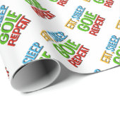 ゴルファーのゴルフジョーク ラッピングペーパー (ロールコーナー)