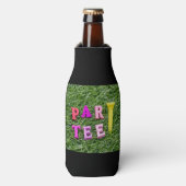 ゴルファーのゴルフパーのティーパーティー ボトルクーラー (ボトル正面)