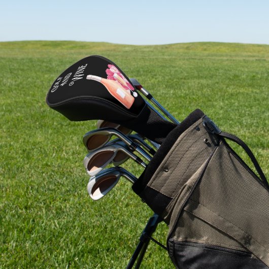 ゴルファーのゴルフヘッドカバーのためのゴルフとワイン ゴルフヘッドカバー (インサイチュ)