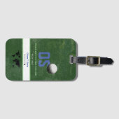 ゴルファーのゴルフ拳の名前を持つグリーンラベル ラゲッジタグ (正面横)