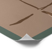 ゴルファーのシーン – モンタナ ポスター (角)