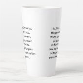 ゴルファーのスリル カフェラテマグ (正面)