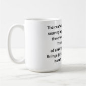 ゴルファーのスリル コーヒーマグカップ (左)