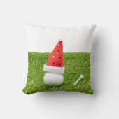 ゴルファーのソファ用ゴルフクリスマステーマ クッション (正面)