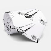 ゴルファーのテーマはネクタイに人を配置します ネクタイ (ロール)