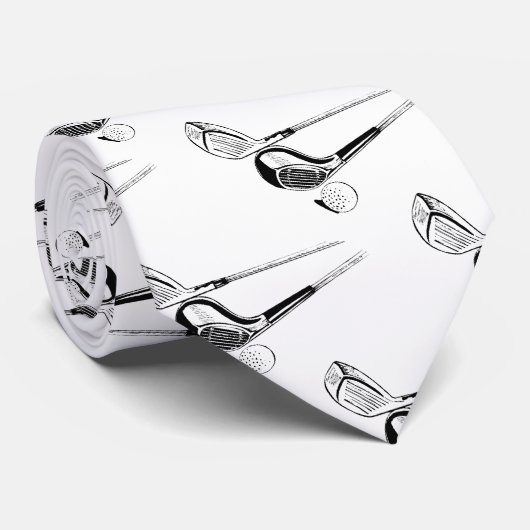 ゴルファーのテーマはネクタイに人を配置します ネクタイ (ロール)