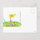 ゴルファーのハッピーバースデーポストカード(ニコール・ジャネス) シーズンポストカード (裏面)