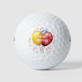 ゴルファーのハッピーバースデー・バルーンに最適 ゴルフボール (正面)