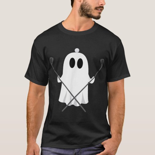 ゴルファーのハロウィーン衣装幽霊ゴルフボールアパレルG Tシャツ (正面)