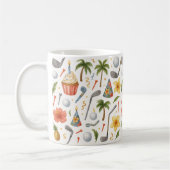 ゴルファーのハワイアンギフトをテーマにしたゴルフハワイ コーヒーマグカップ (左)