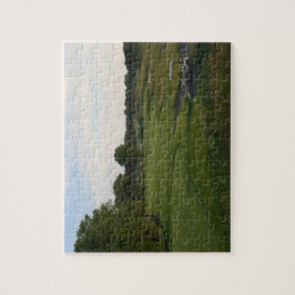 ゴルファーのパラダイスゴルフコース及びゴルフカート ジグソーパズル