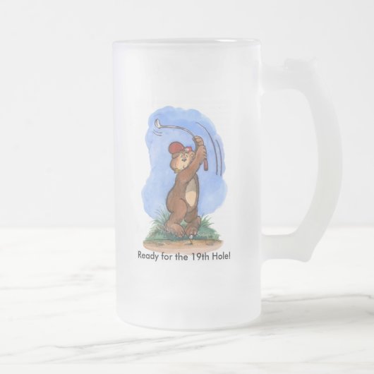 ゴルファーのビールのジョッキ フロストグラスビールジョッキ (右)