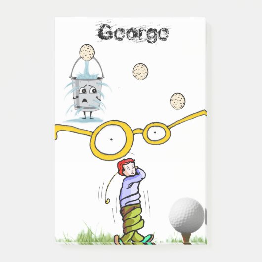 ゴルファーのメモ ポストイット (正面)