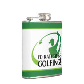 ゴルファーのメンズをゴルフにしたいゴルフおもしろいユーモア フラスク (右)
