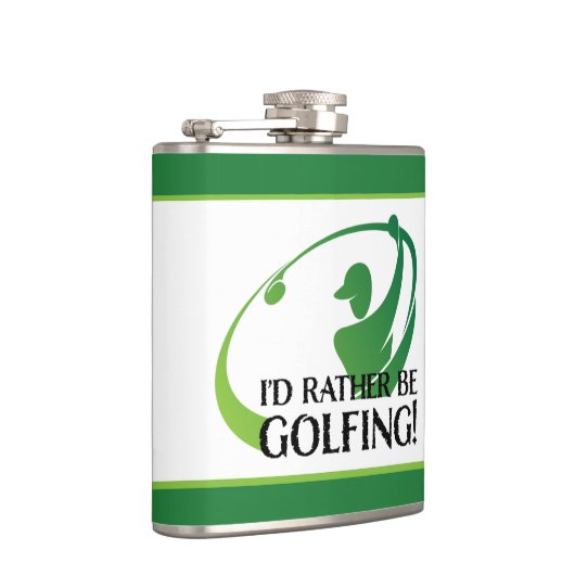 ゴルファーのメンズをゴルフにしたいゴルフおもしろいユーモア フラスク (右)
