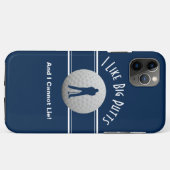 ゴルファーのユーモア大パットゴルフおもしろいブルースポーツトレンディー Case-Mate iPhoneケース (裏面(横))