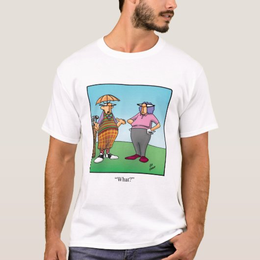 ゴルファーのユーモアTeeシャツ Tシャツ (正面)