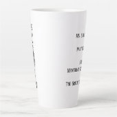 ゴルファーのヴィンテージ カフェラテマグ (正面)