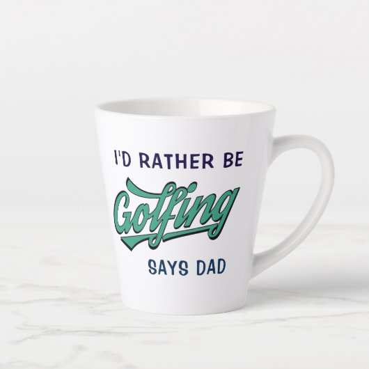 ゴルファーの名前は、むしろゴルフだと言うパパラテマグ カフェラテマグ (右)