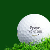 ゴルファーの名前monogram golf_ballsスタイリッシュ