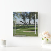 ゴルファーの夢の壁時計 スクエア壁時計 (ホーム)