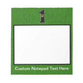 ゴルファーの夢 – ホールインワン!ノートパッド ノートパッド (正面)