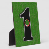 ゴルファーの夢 – ホールインワン！ フォトプラーク (側面)
