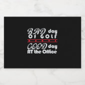 ゴルファーの悪日 スパークリングワインラベル (シングルラベル)