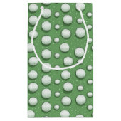 ゴルファーの抱き枕 スモールペーパーバッグ (裏面)