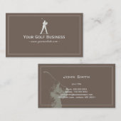 ゴルファーの振動ゴルフシンプルの平野 名刺 (正面/裏面)