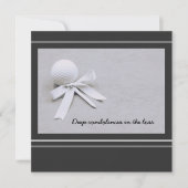 ゴルファーの敗北の灰色でのゴルフの哀悼 (正面)