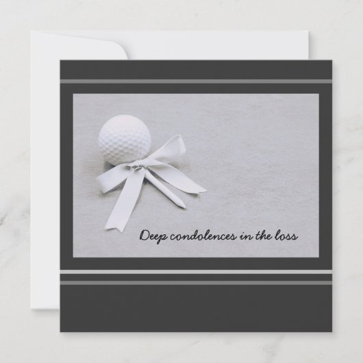 ゴルファーの敗北の灰色でのゴルフの哀悼 (正面)