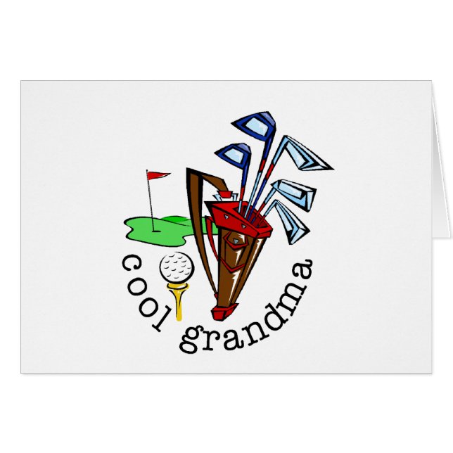 ゴルファーの祖母 (正面横)