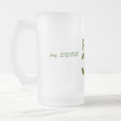 ゴルファーの第30誕生会 フロストグラスビールジョッキ (左)