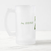 ゴルファーの第40誕生会 フロストグラスビールジョッキ (左)