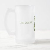 ゴルファーの第60誕生会の標準60のギフト フロストグラスビールジョッキ (左)