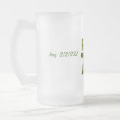 ゴルファーの第70誕生会 フロストグラスビールジョッキ (左)