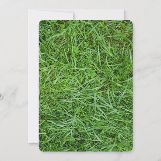 ゴルファーの第90回バースデーパーティーへの招待 招待状 (裏面)