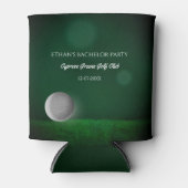 ゴルファーの花婿 ゴルフ独身パーティー - グリーンゴルフ 缶クーラー (正面)