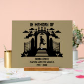 ゴルファーの葬儀を偲んで アクリルサイン (ウェディング)