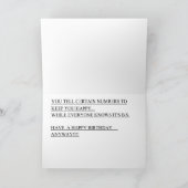 ゴルファーの誕生日カード カード (内部)